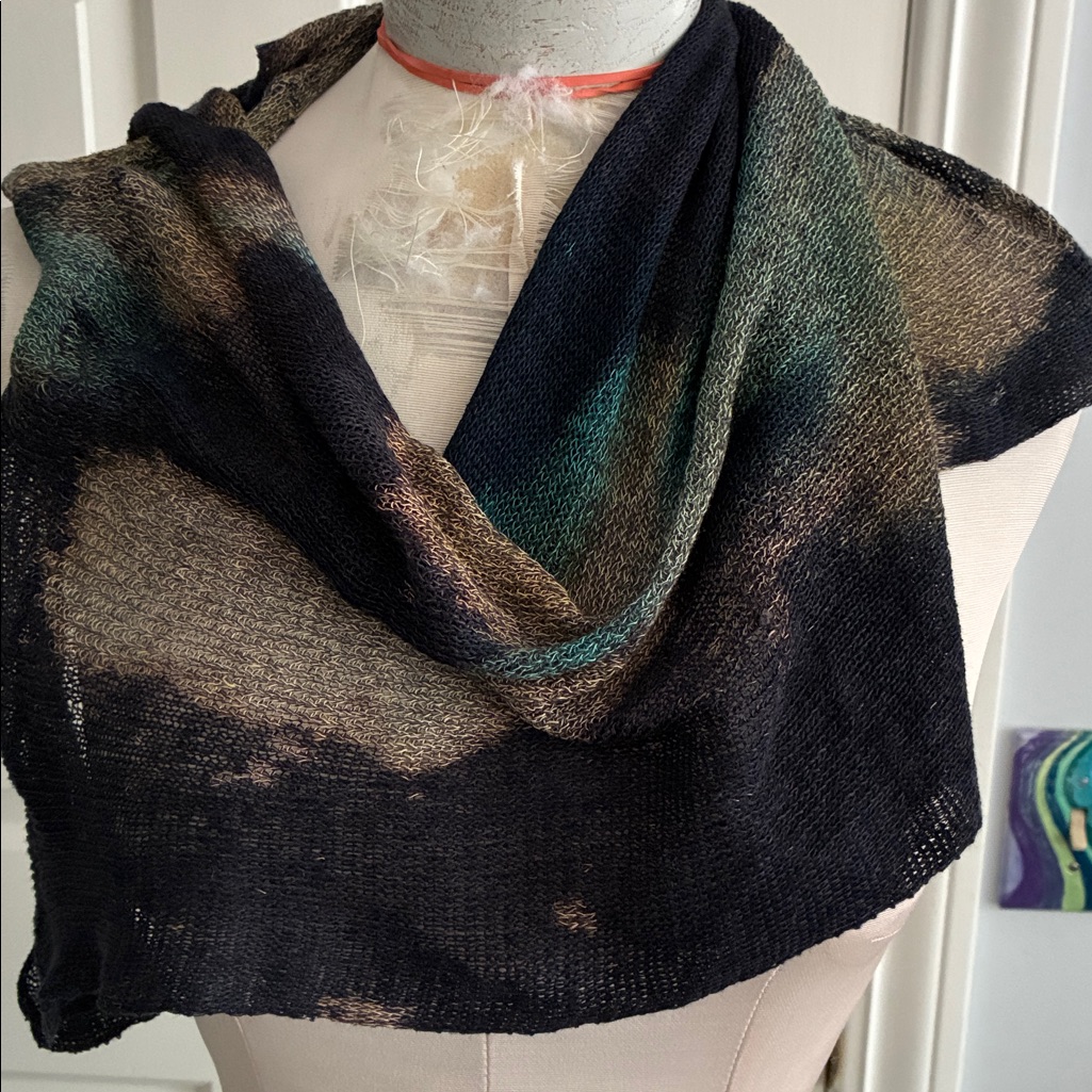 Hand Woven Hand Dyed Scarf
